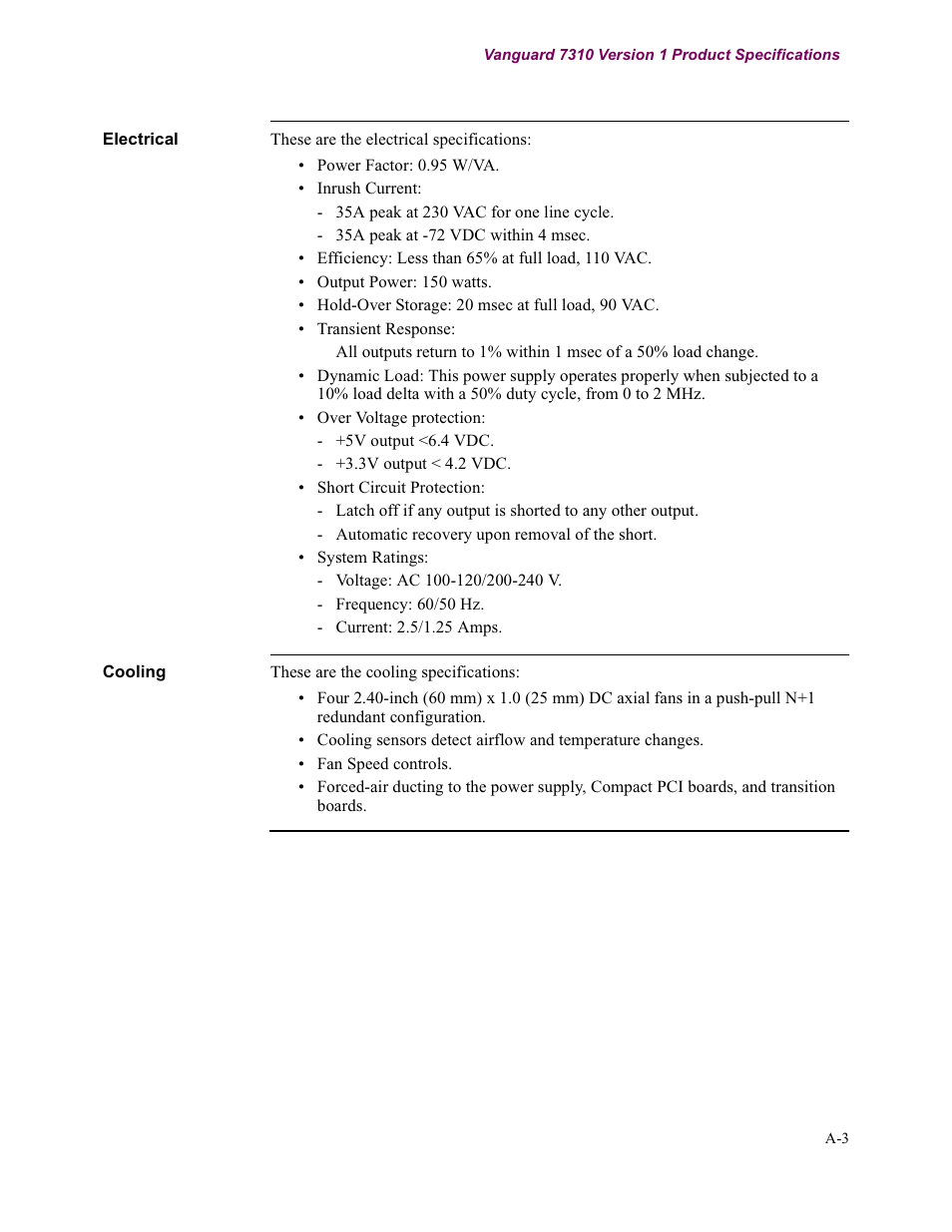 Vanguard Managed Solutions Vanguard 7300 Series User Manual | Page 191 / 227