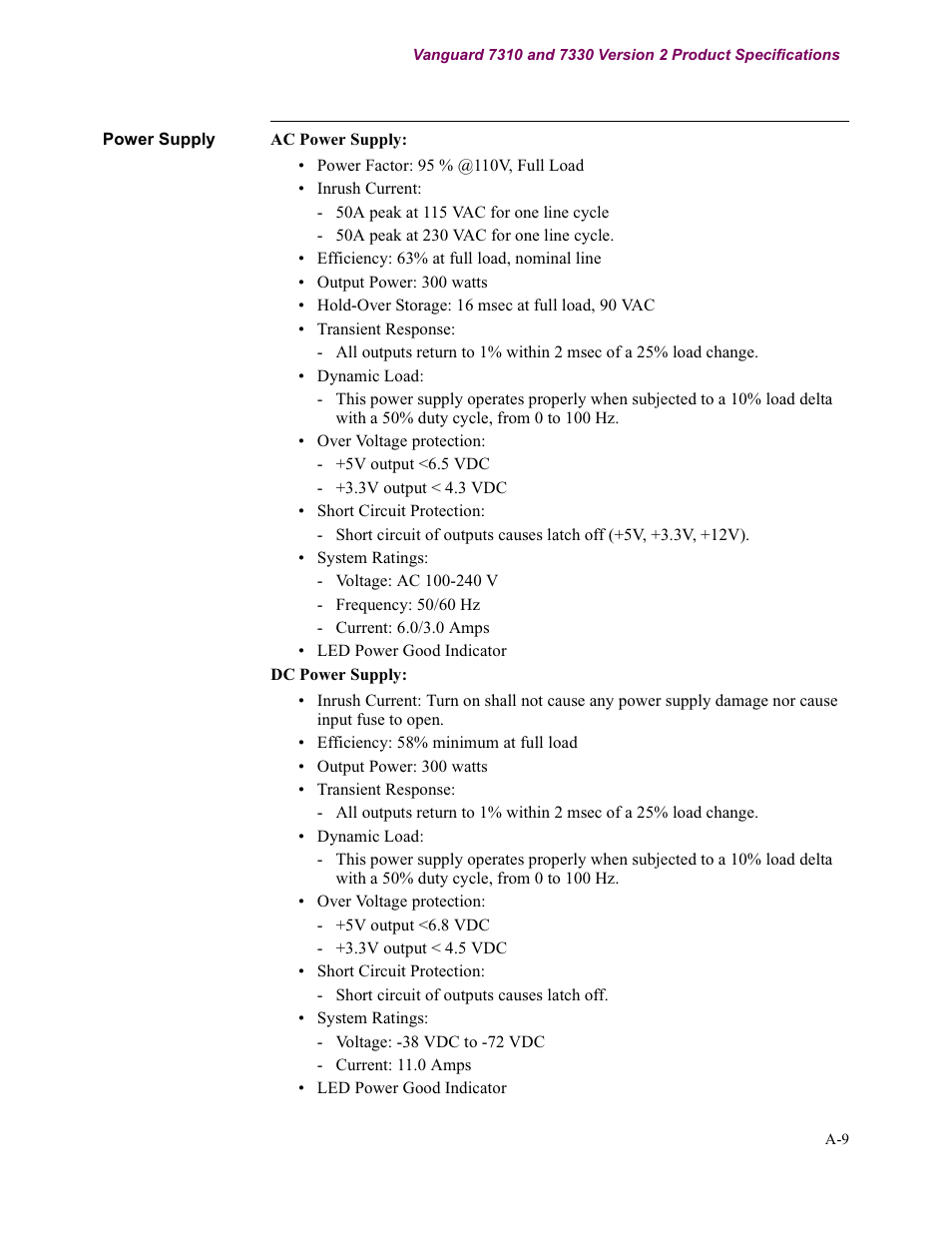 Vanguard Managed Solutions Vanguard 7300 Series User Manual | Page 197 / 227