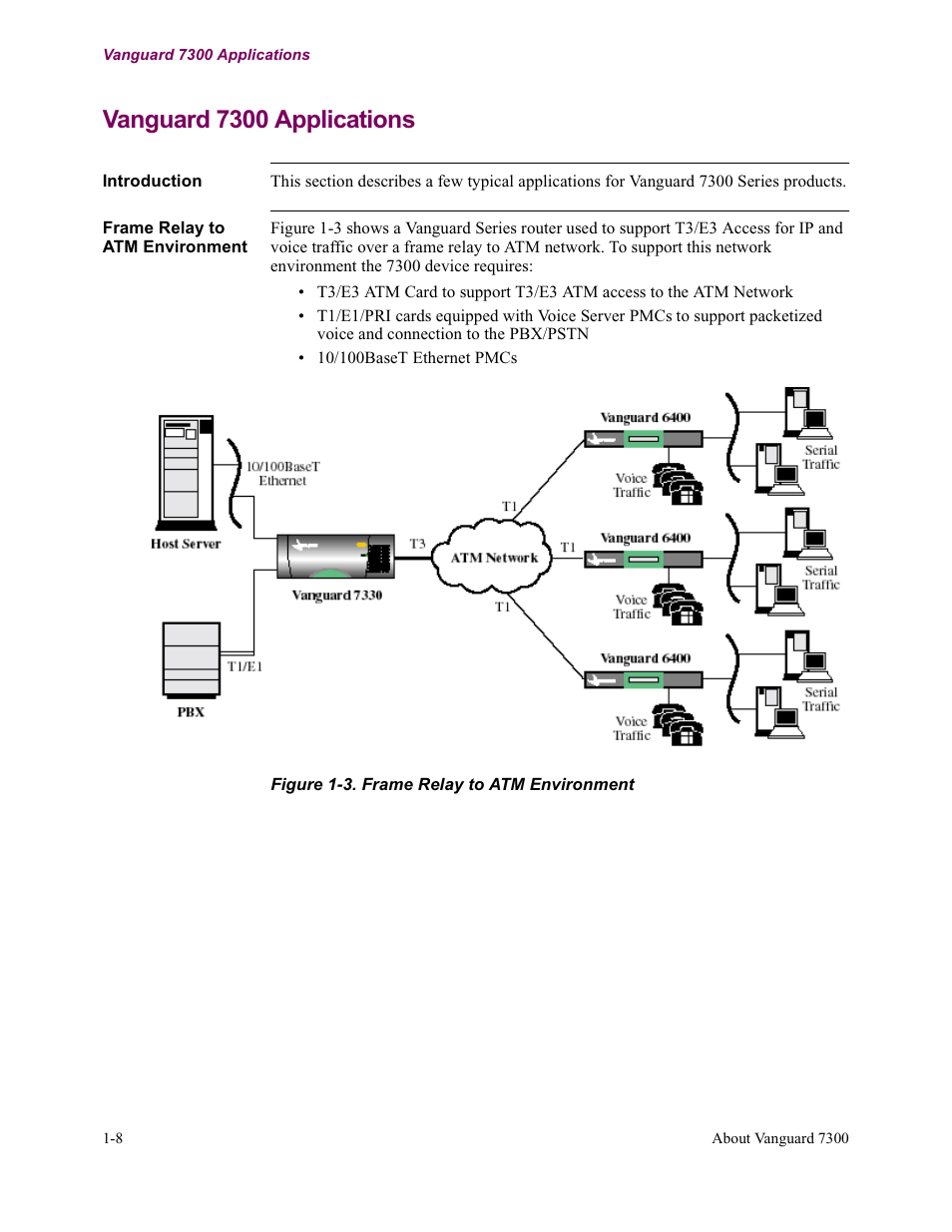 Vanguard 7300 applications | Vanguard Managed Solutions Vanguard 7300 Series User Manual | Page 20 / 227