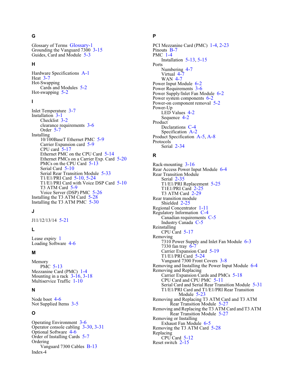 Vanguard Managed Solutions Vanguard 7300 Series User Manual | Page 226 / 227
