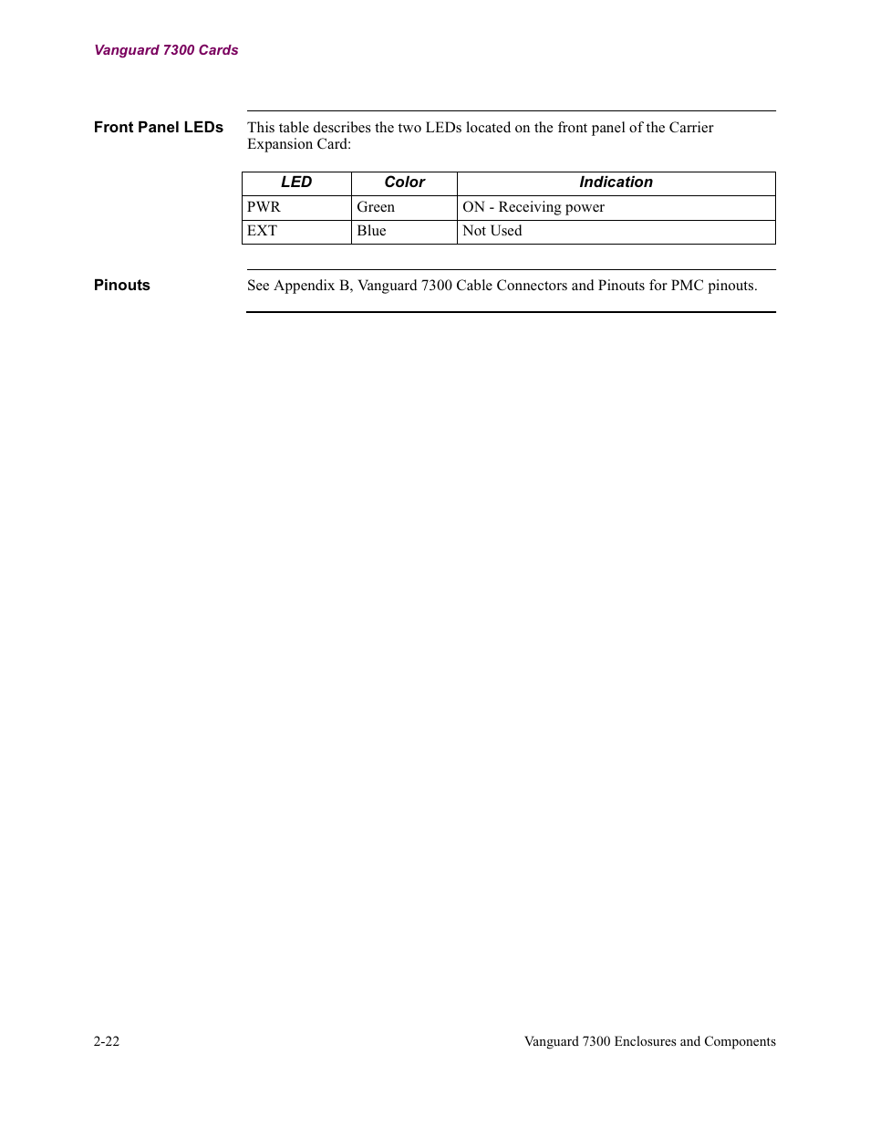 Vanguard Managed Solutions Vanguard 7300 Series User Manual | Page 54 / 227