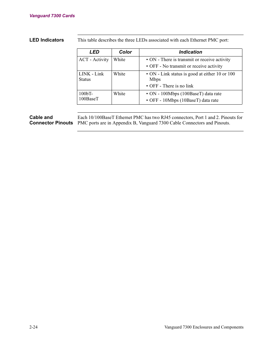 Vanguard Managed Solutions Vanguard 7300 Series User Manual | Page 56 / 227
