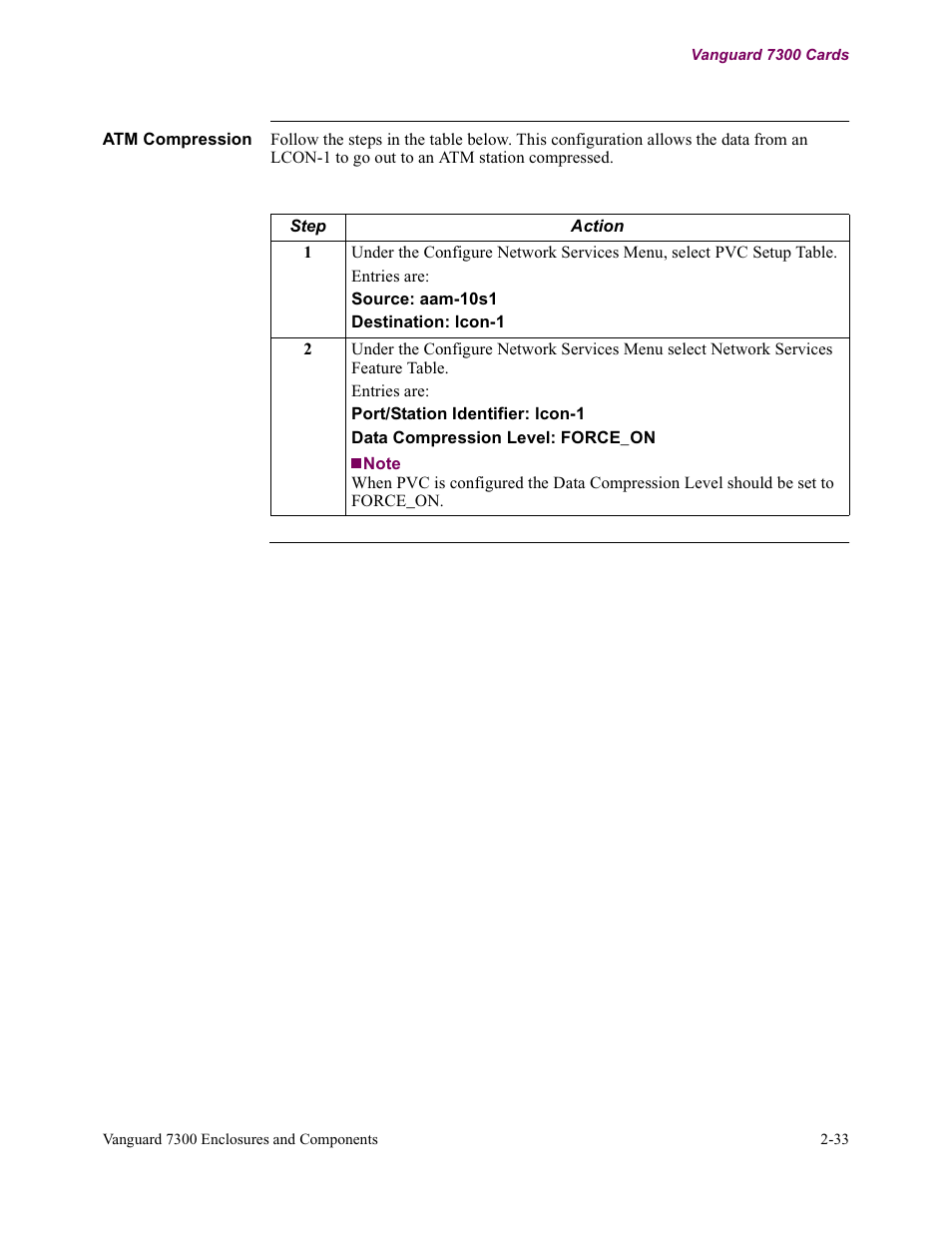 Vanguard Managed Solutions Vanguard 7300 Series User Manual | Page 65 / 227