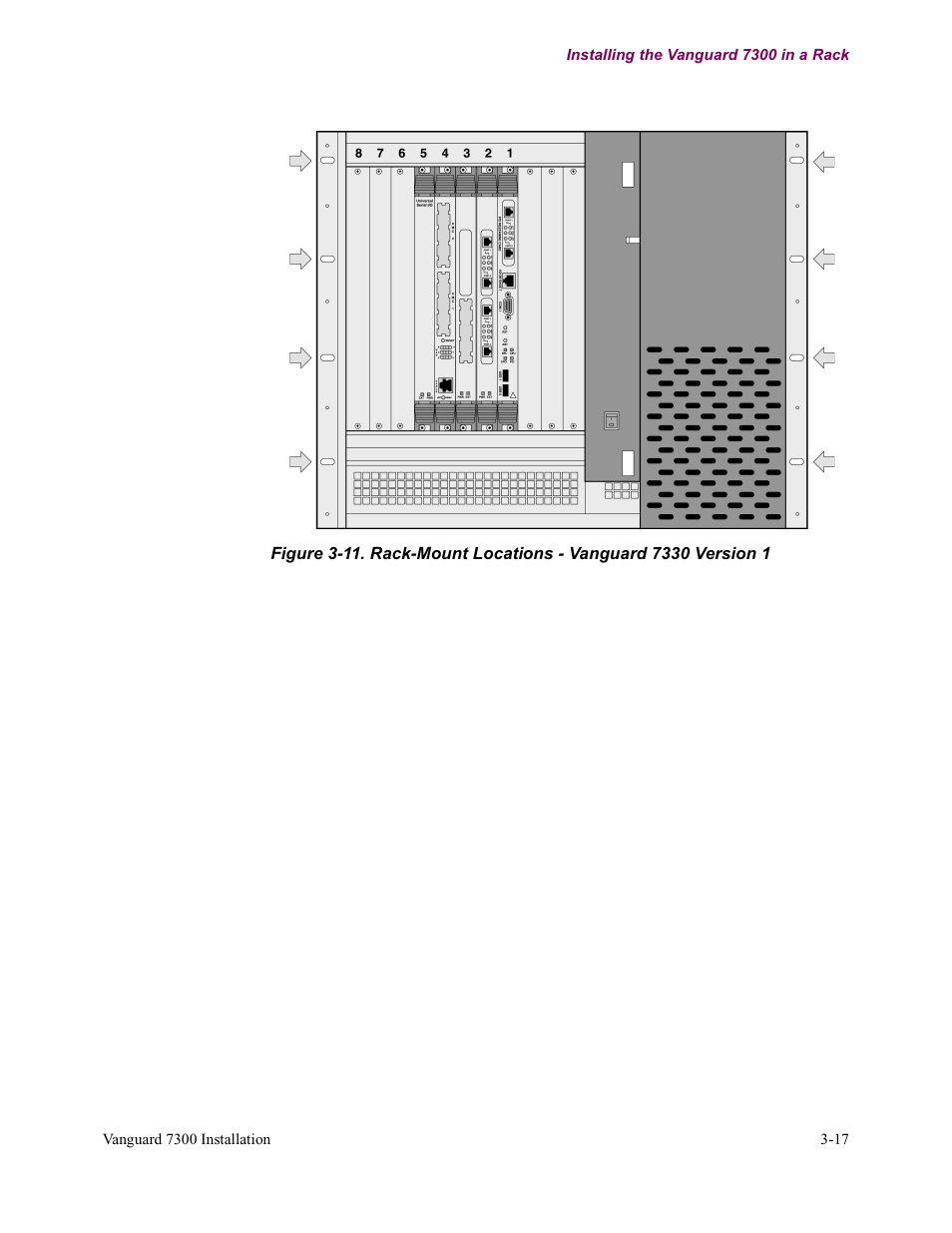 Figure 3-11, for, Figure 3-11 | Vanguard Managed Solutions Vanguard 7300 Series User Manual | Page 91 / 227
