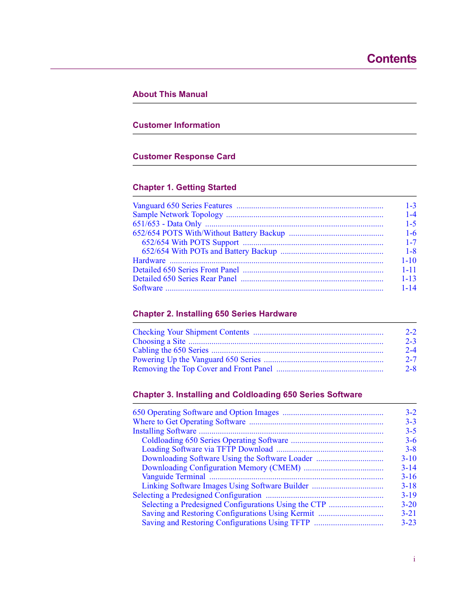 Vanguard Managed Solutions 650 User Manual | Page 5 / 82
