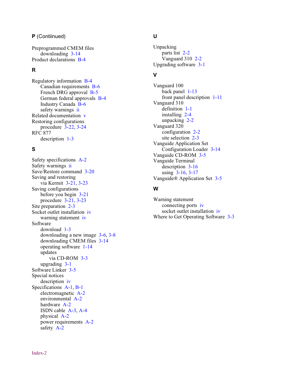 Vanguard Managed Solutions 650 User Manual | Page 82 / 82