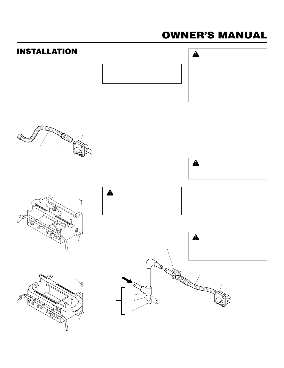 Owner’s manual, Installation, Continued | Vanguard Managed Solutions FLAME-MAX User Manual | Page 11 / 30