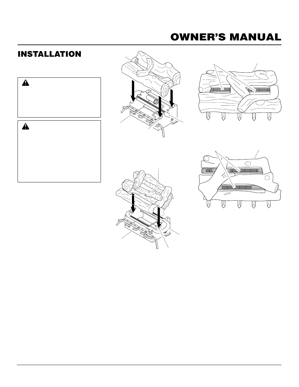 Owner’s manual, Installation, Continued | Vanguard Managed Solutions FLAME-MAX User Manual | Page 13 / 30