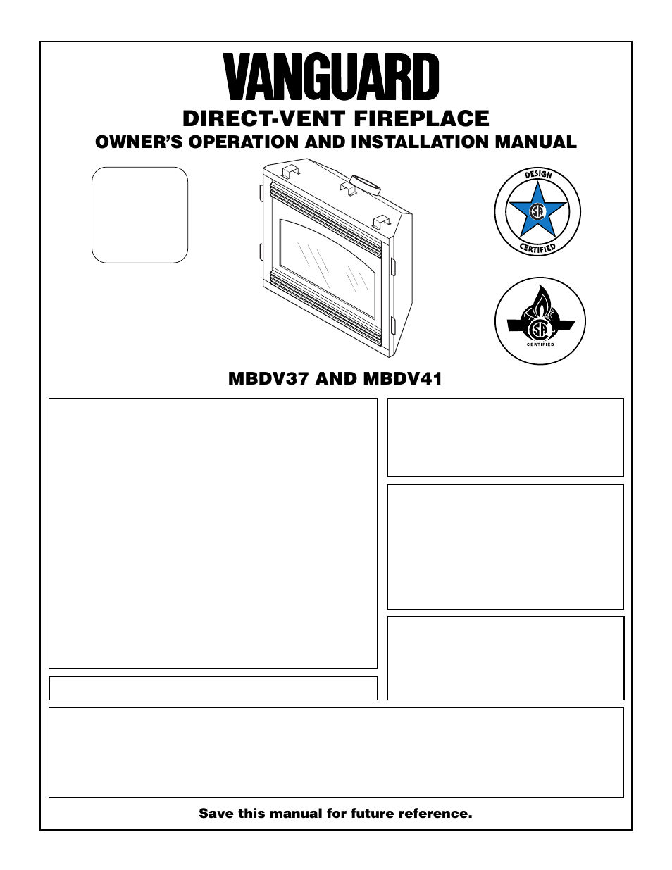 Vanguard Managed Solutions MBDV37 User Manual | 40 pages