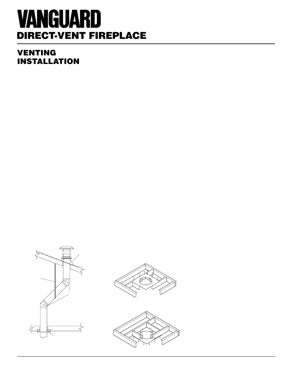 Direct-vent fireplace, Venting installation, Continued | Vanguard Managed Solutions MBDV37 User Manual | Page 12 / 40