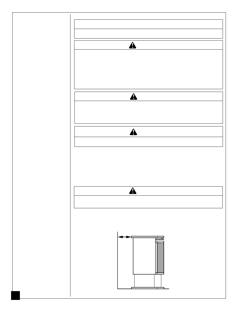 Installing, Warning, Notice | Caution | Vanguard Managed Solutions SVFBC User Manual | Page 10 / 16