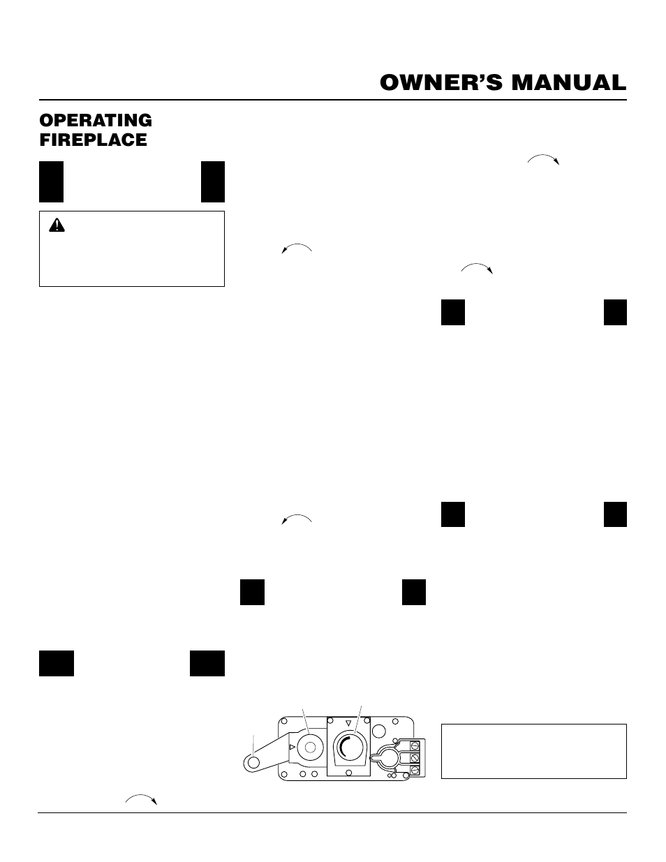 Owner’s manual, Operating fireplace, Optional remote operation | Manual lighting procedure | Vanguard Managed Solutions BHDV34PB User Manual | Page 25 / 38