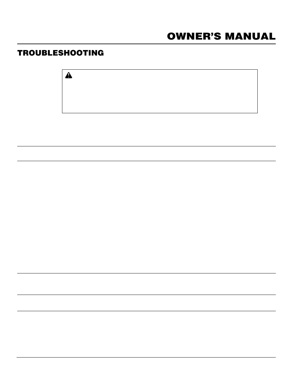Owner’s manual, Troubleshooting, Continued | Vanguard Managed Solutions BHDV34PB User Manual | Page 31 / 38