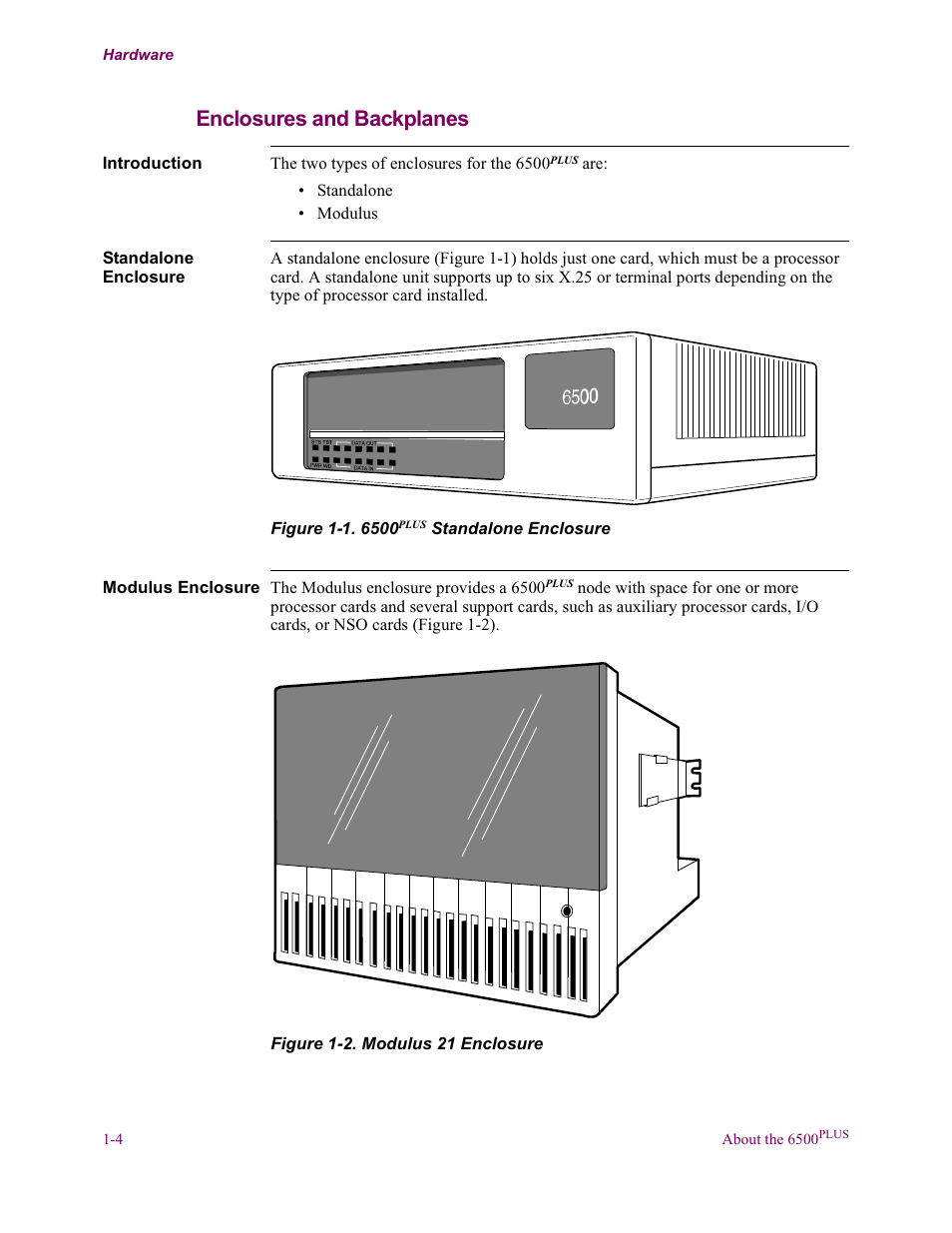 Enclosures and backplanes | Vanguard Managed Solutions Vanguard 6500 PLUS User Manual | Page 12 / 102