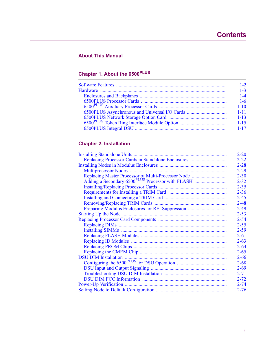 Vanguard Managed Solutions Vanguard 6500 PLUS User Manual | Page 5 / 102