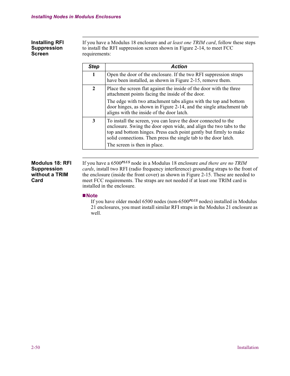 Vanguard Managed Solutions Vanguard 6500 PLUS User Manual | Page 58 / 102