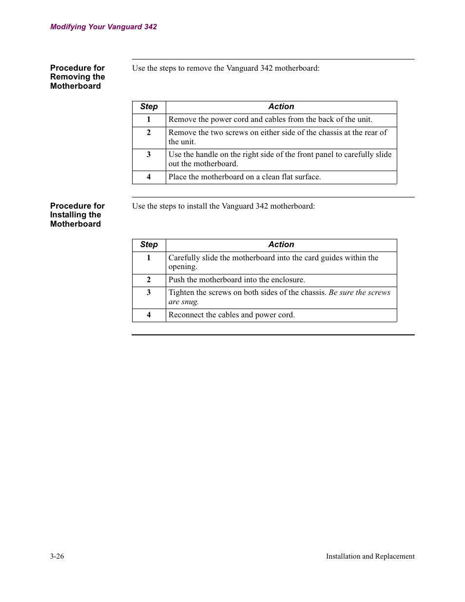 Vanguard Managed Solutions Vanguard 342 User Manual | Page 80 / 115