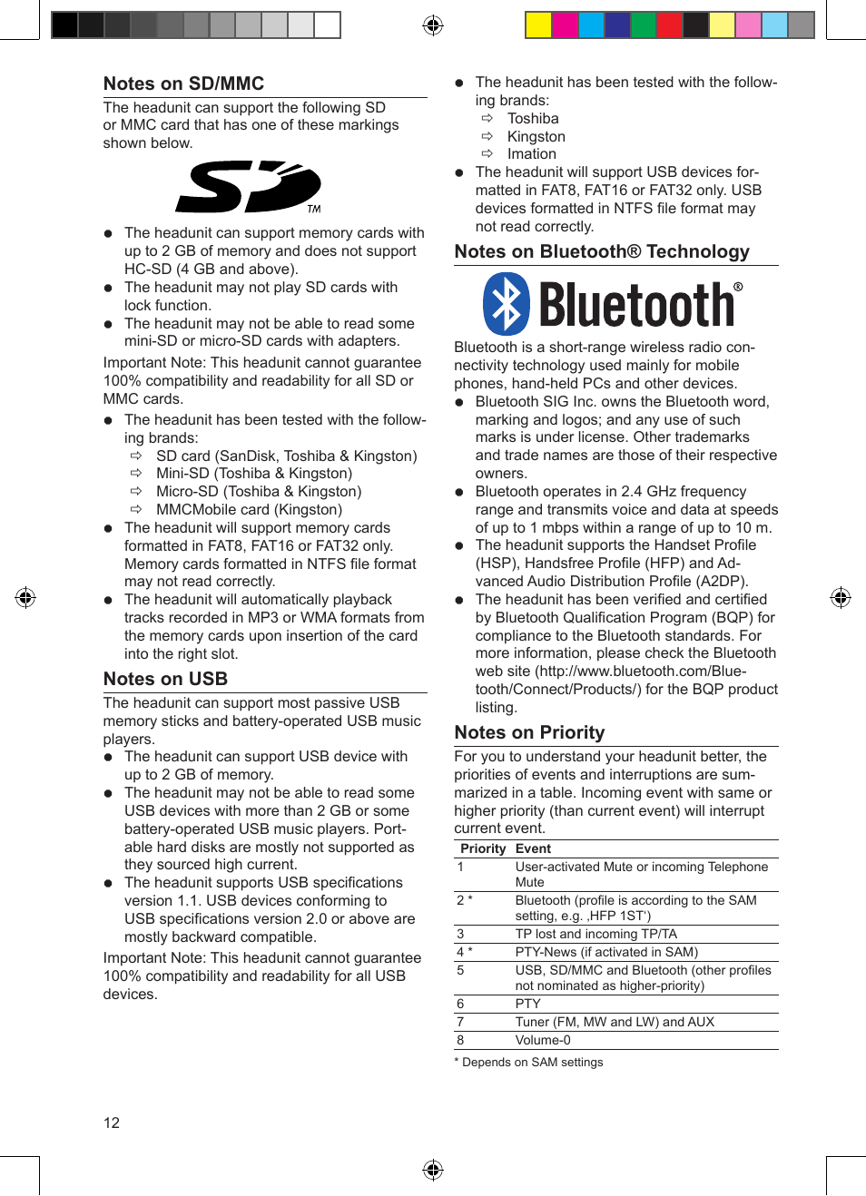 VDO Dayton CD 2327 G User Manual | Page 12 / 29