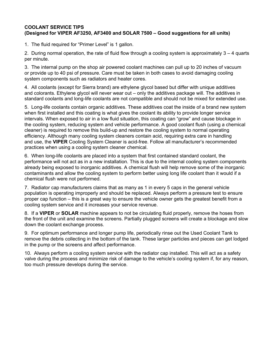 Viper AF3200 User Manual | Page 6 / 6