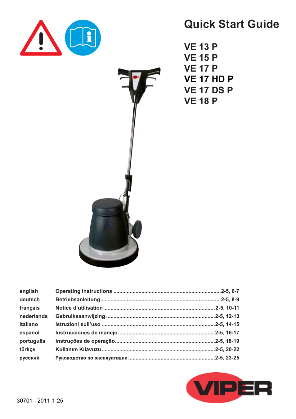 Viper VE 17 DS P User Manual | 28 pages