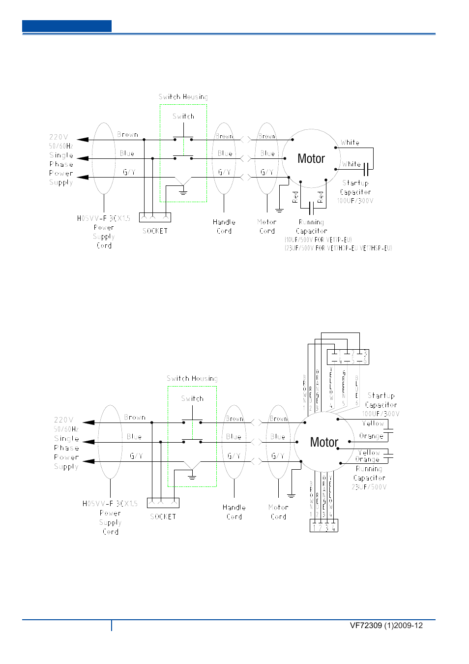 Motor | Viper VE 17HDP-EU User Manual | Page 9 / 11