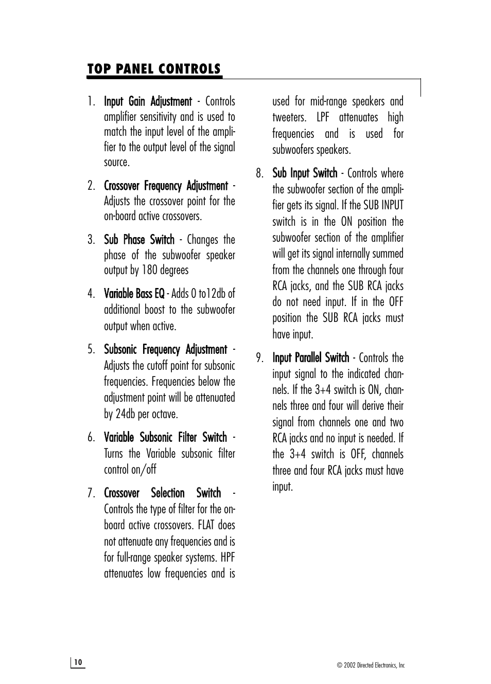 Viper 1100.5 User Manual | Page 10 / 22