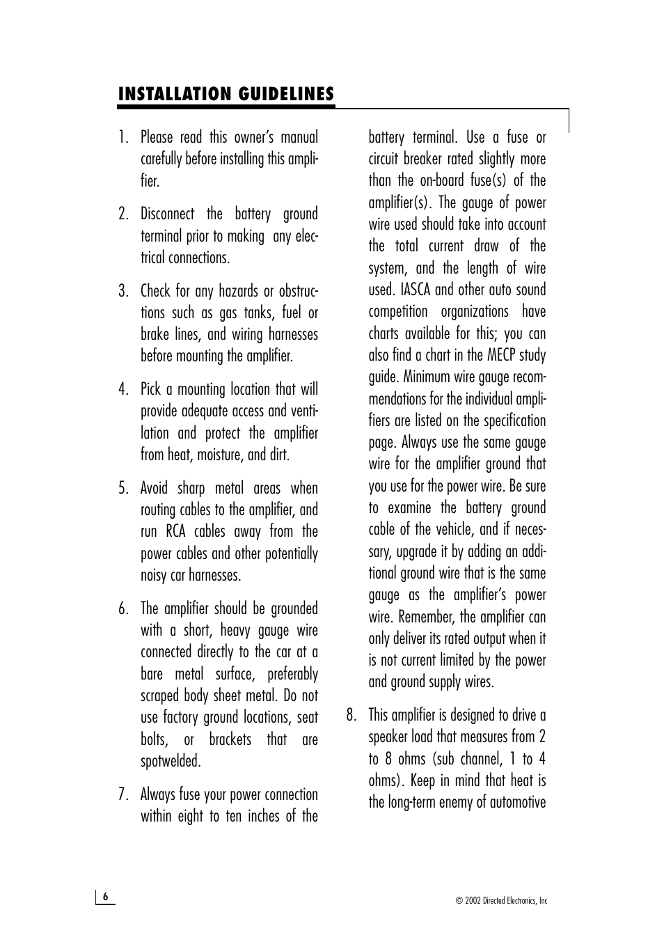 Viper 1100.5 User Manual | Page 6 / 22