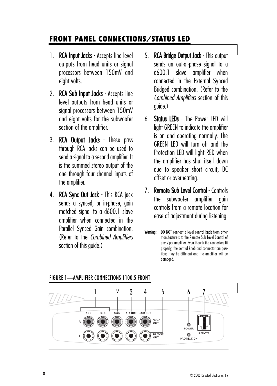 Viper 1100.5 User Manual | Page 8 / 22