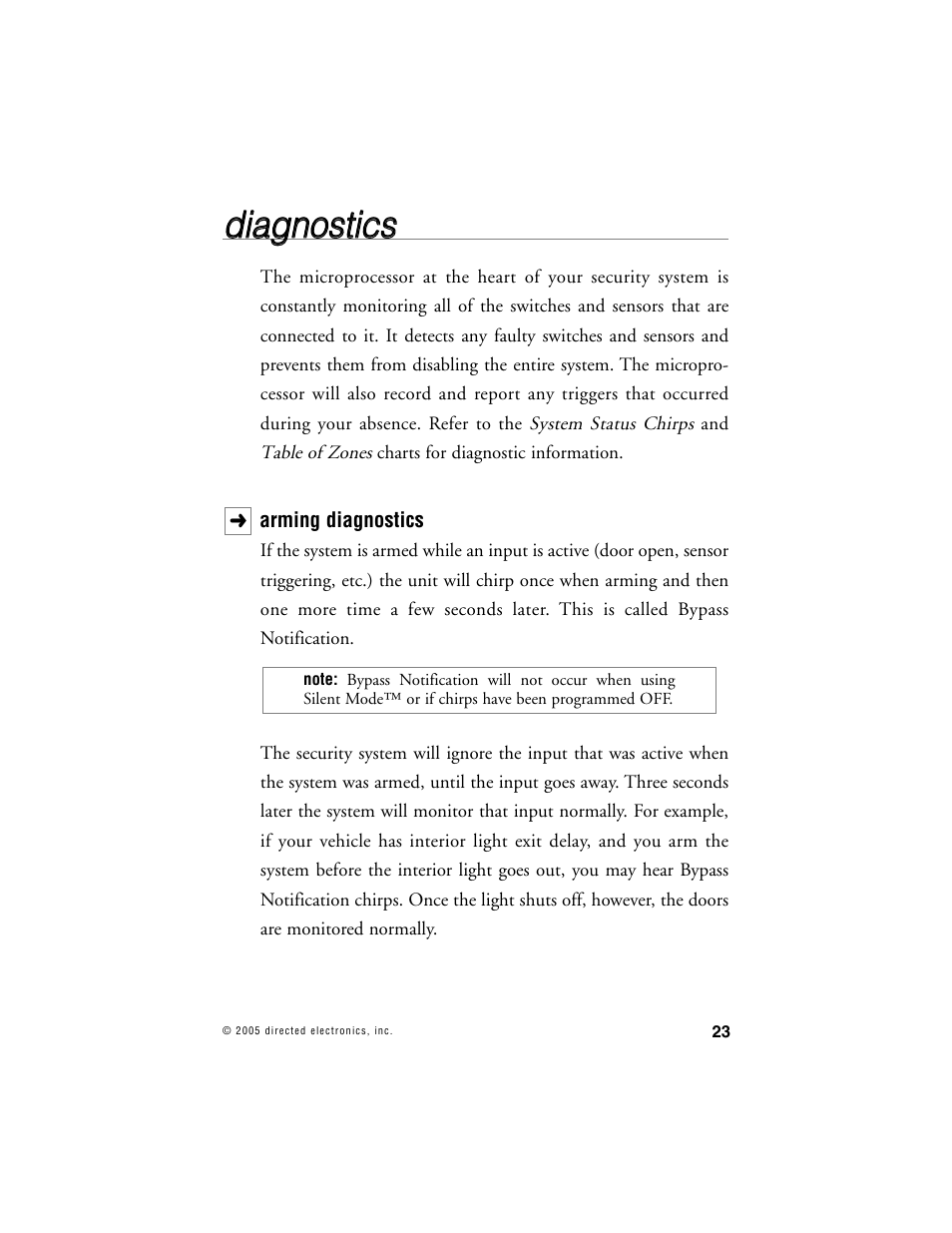 Ddiia ag gn no ossttiic css | Viper 1000 Model User Manual | Page 22 / 45