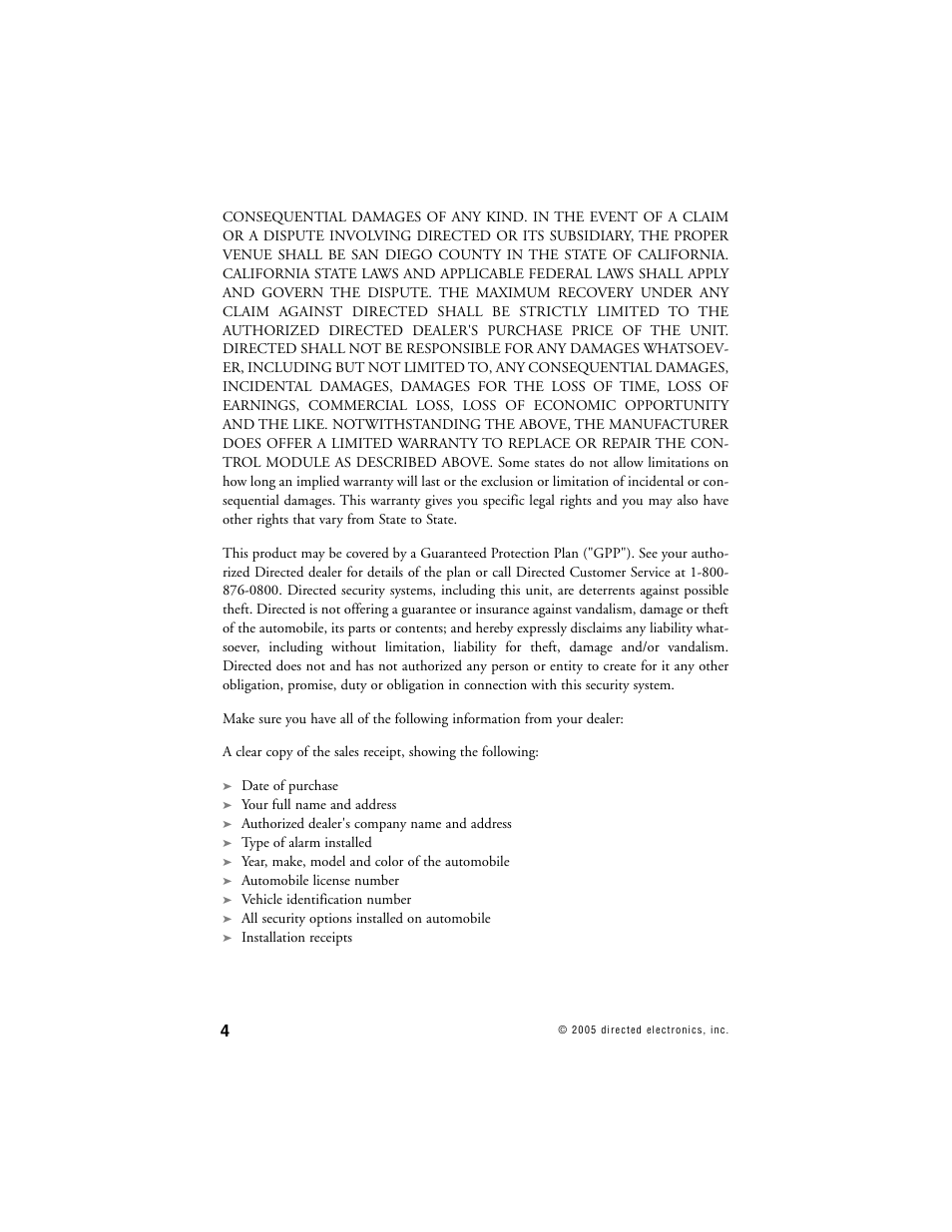 Viper 1000 Model User Manual | Page 3 / 45
