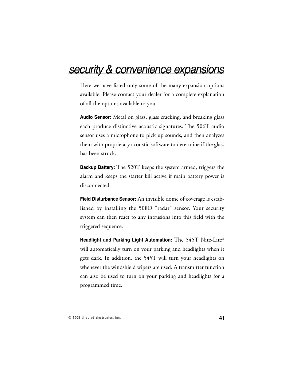 Viper 1000 Model User Manual | Page 40 / 45