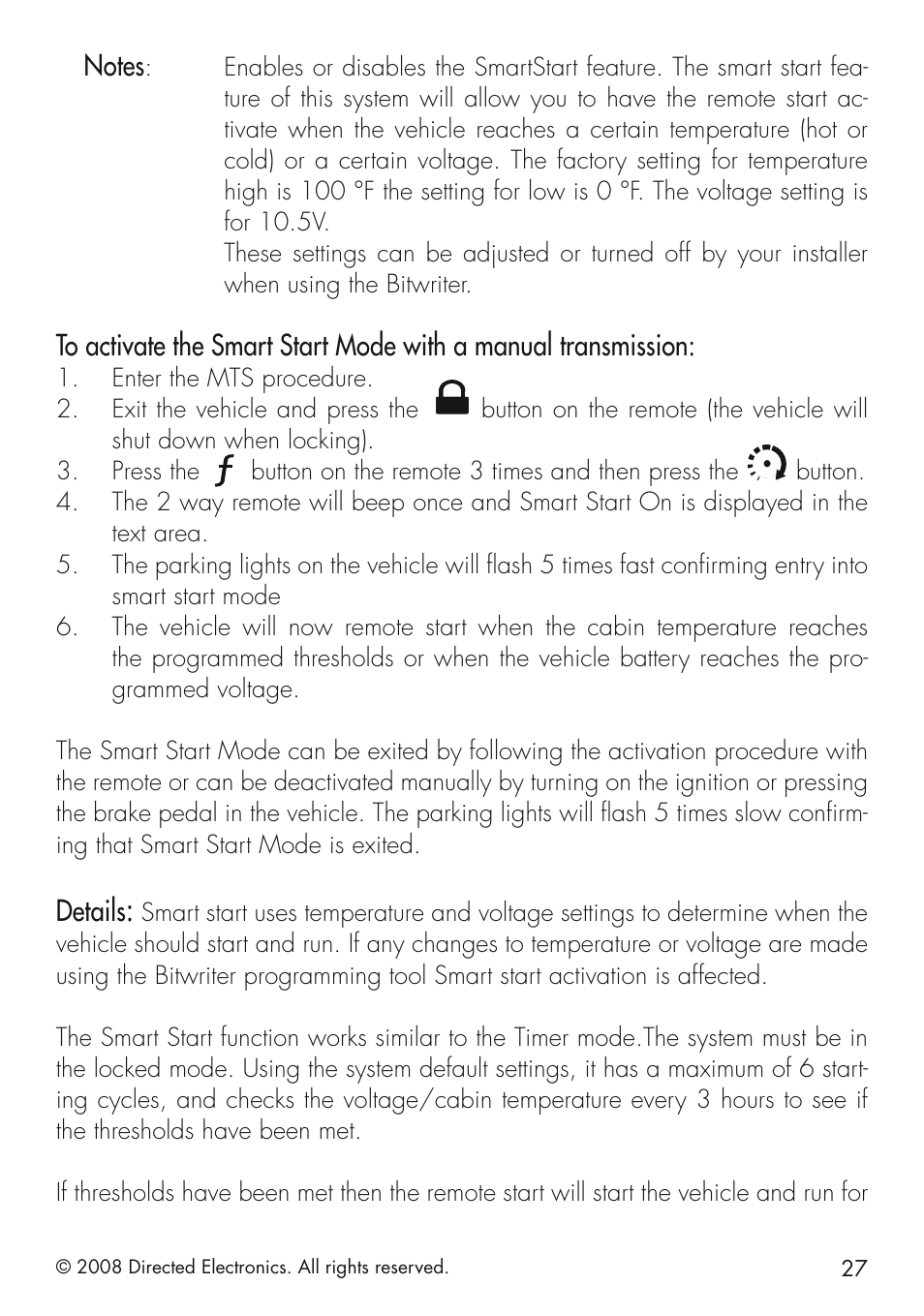 Viper 5501 User Manual | Page 27 / 48