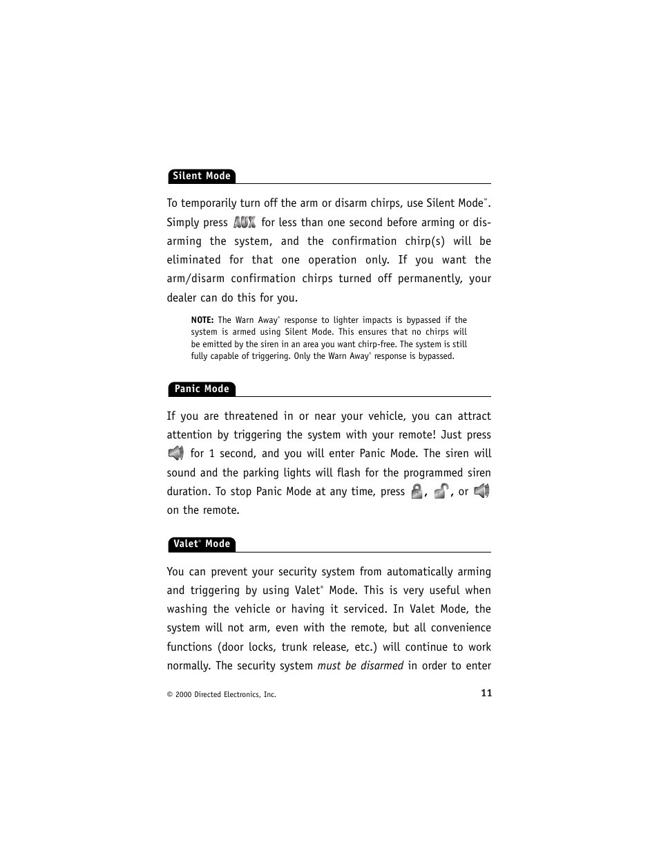 Viper 700 ESP User Manual | Page 12 / 29