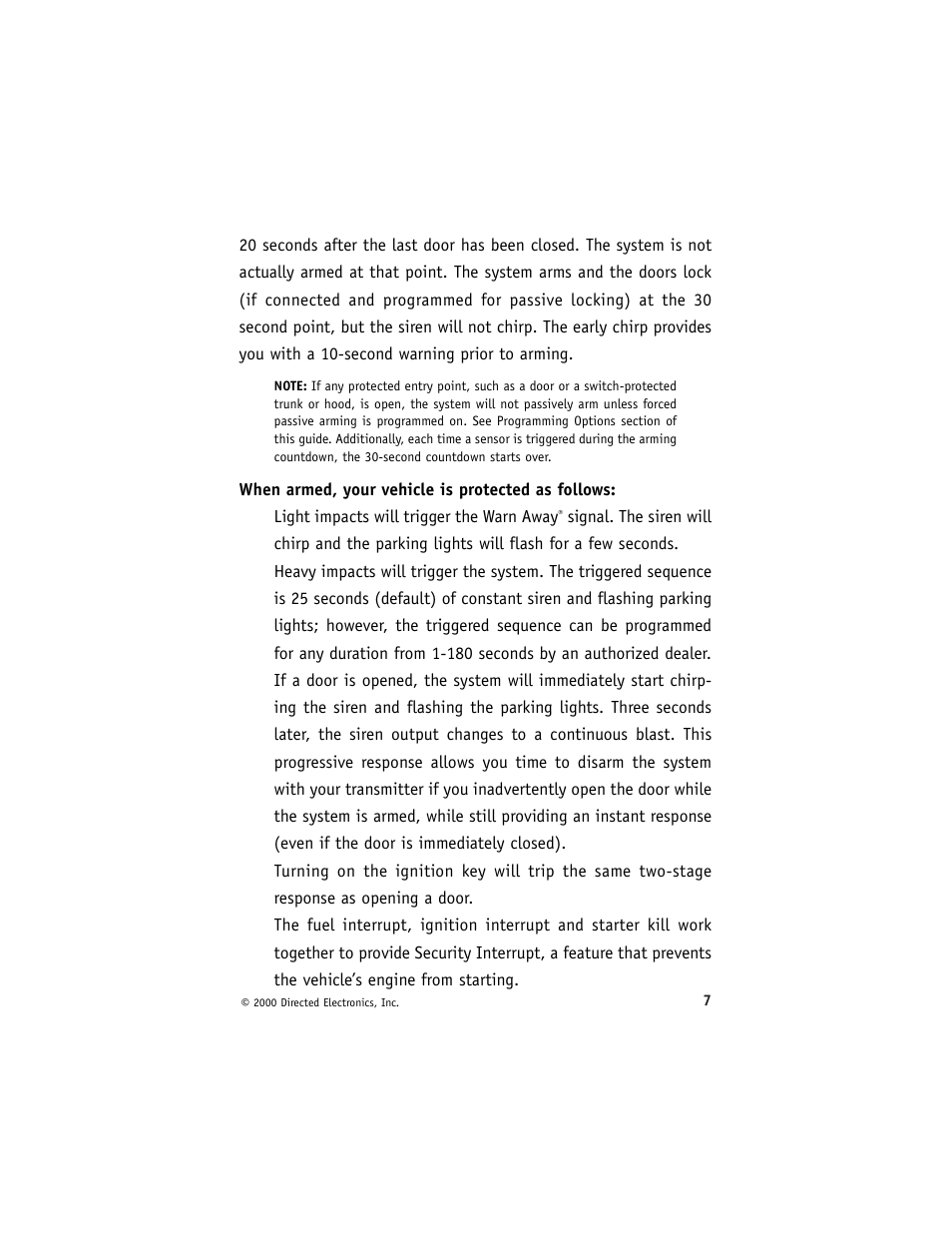 Viper 700 ESP User Manual | Page 8 / 29