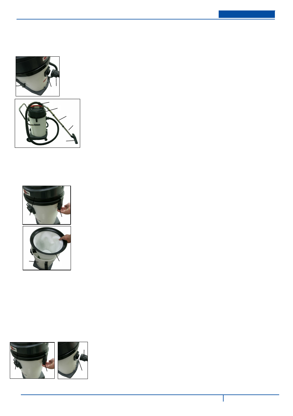 Operation of vacuum cleaner basic operation | Viper GV25-EU User Manual | Page 10 / 12
