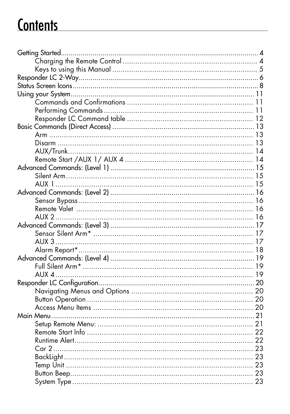 Viper 3303 User Manual | Page 4 / 53