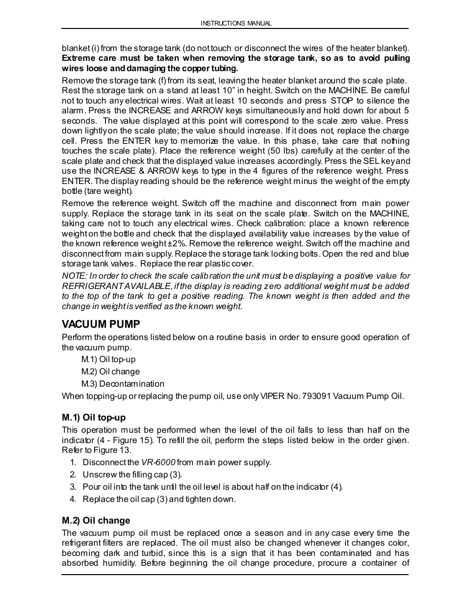 Vacuum pump | Viper VR-6000 User Manual | Page 22 / 76