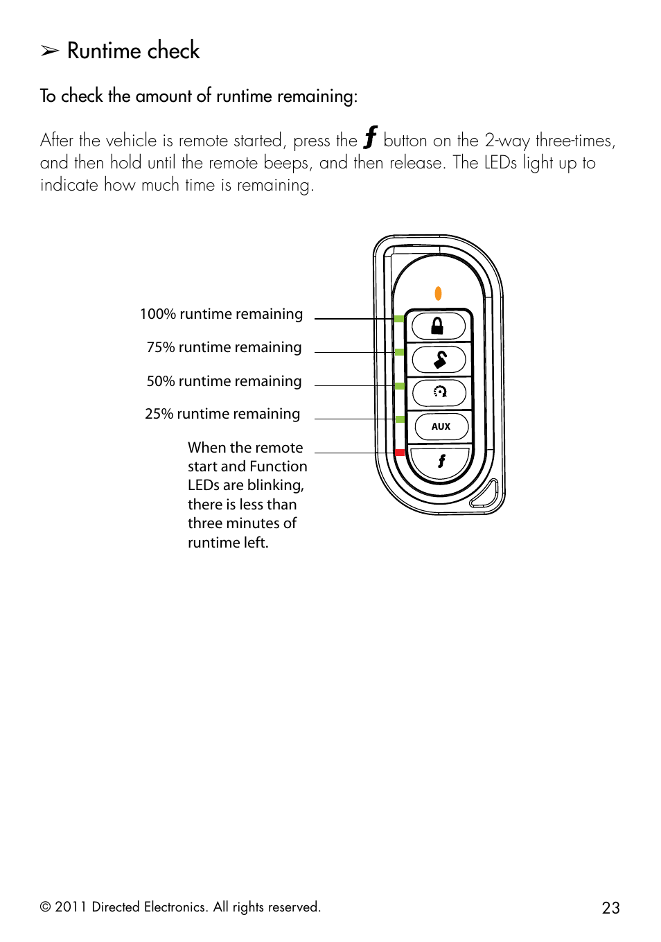 Runtime check | Viper 5301 User Manual | Page 31 / 52