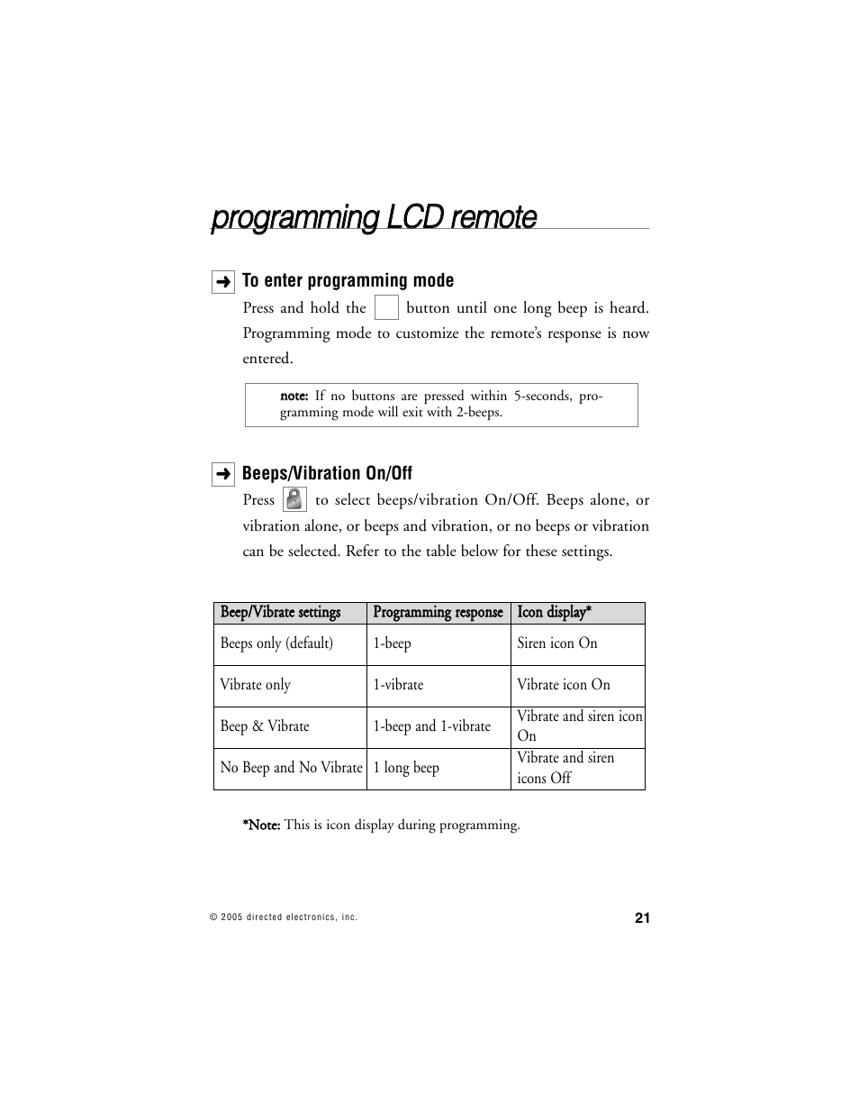 Viper 5000 User Manual | Page 20 / 61