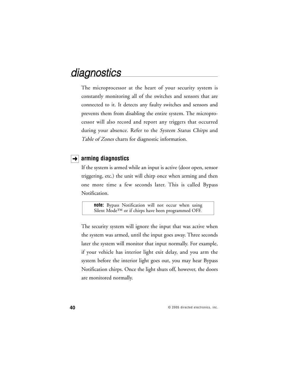 Ddiia ag gn no ossttiic css | Viper 5000 User Manual | Page 39 / 61