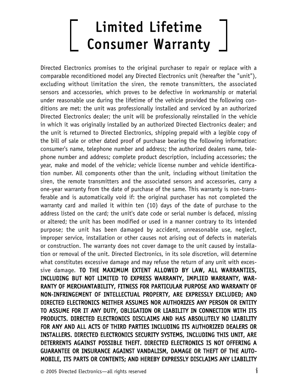Viper 591XV User Manual | Page 2 / 37