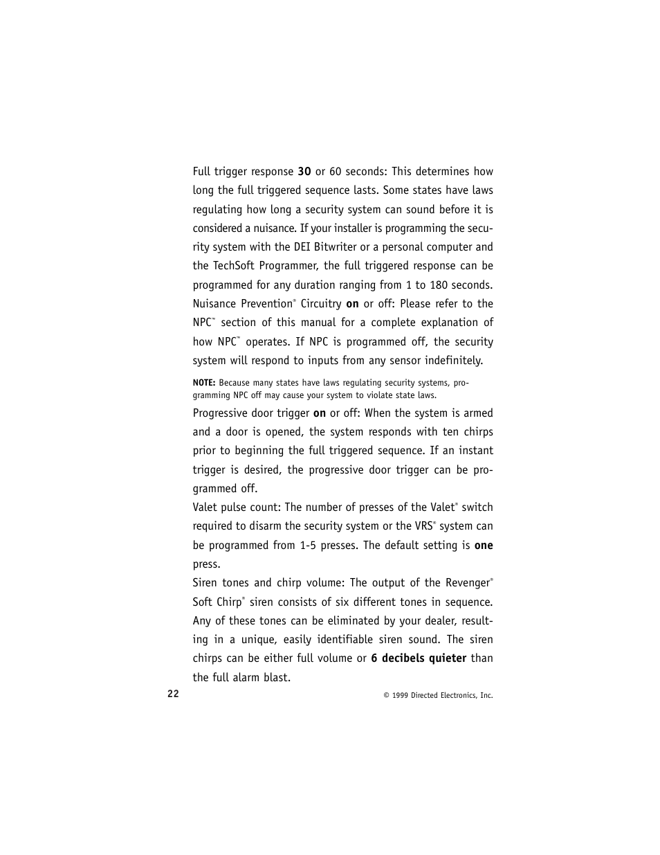 Viper 420 ESP User Manual | Page 26 / 40
