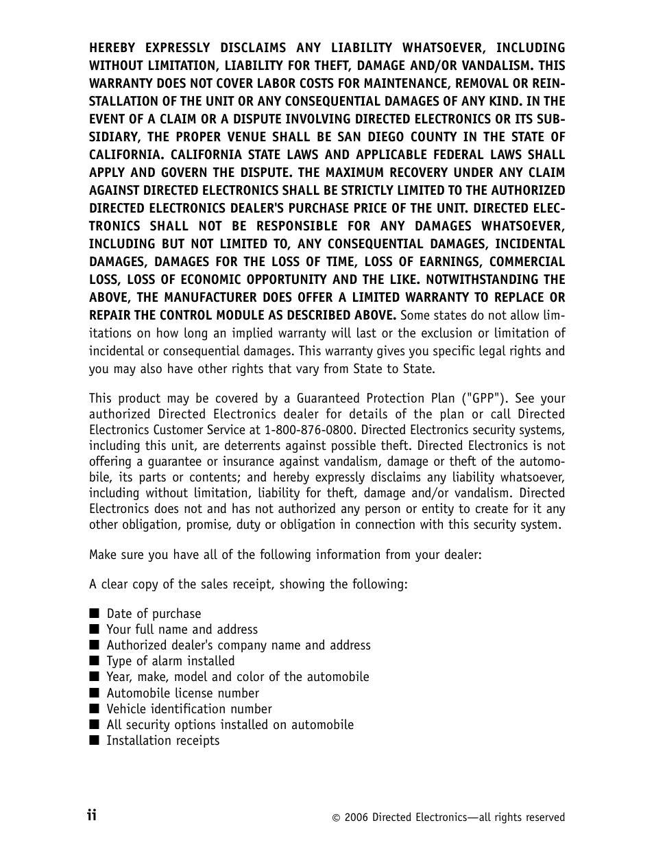 Viper 5500 User Manual | Page 3 / 37