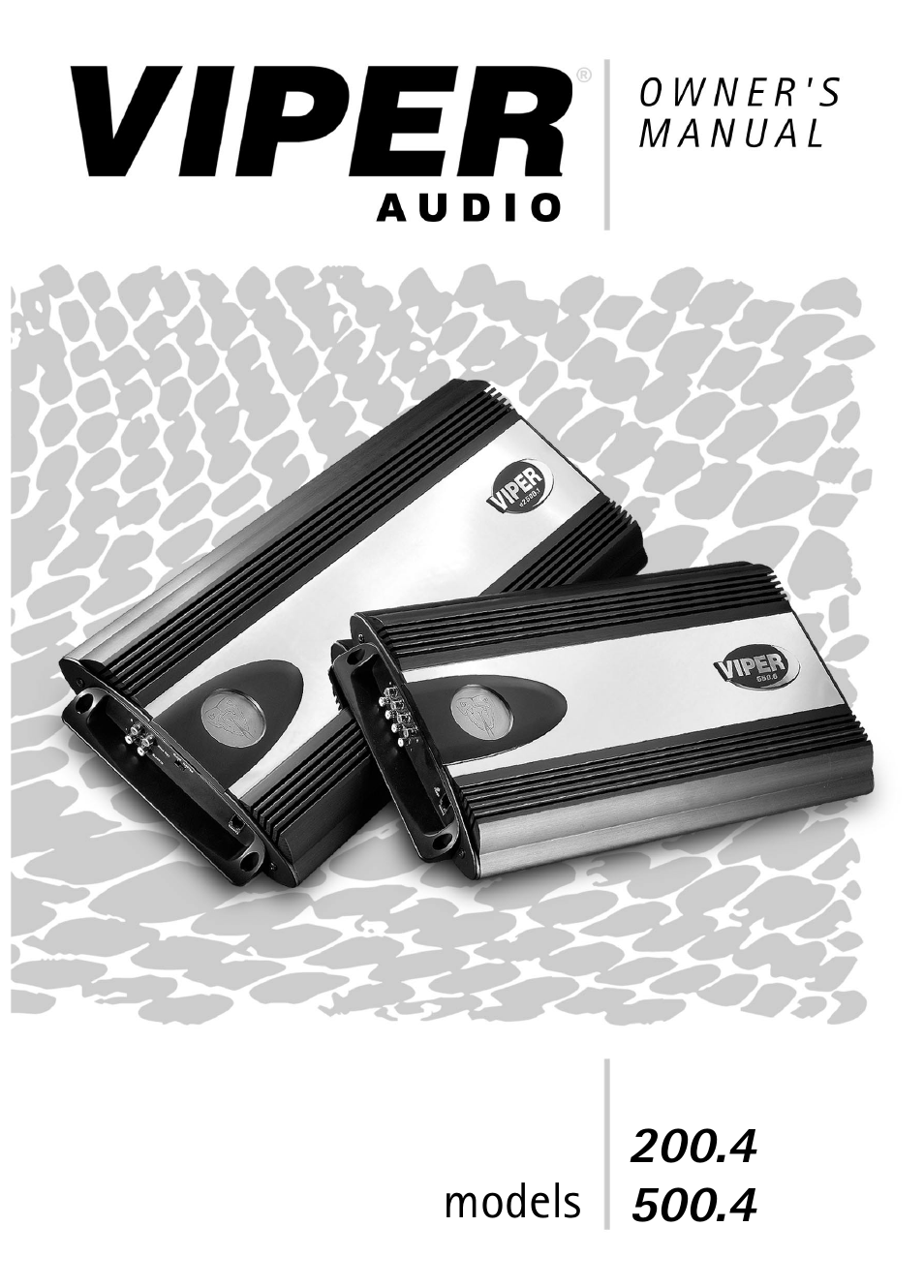 Viper 200.4 User Manual | 16 pages