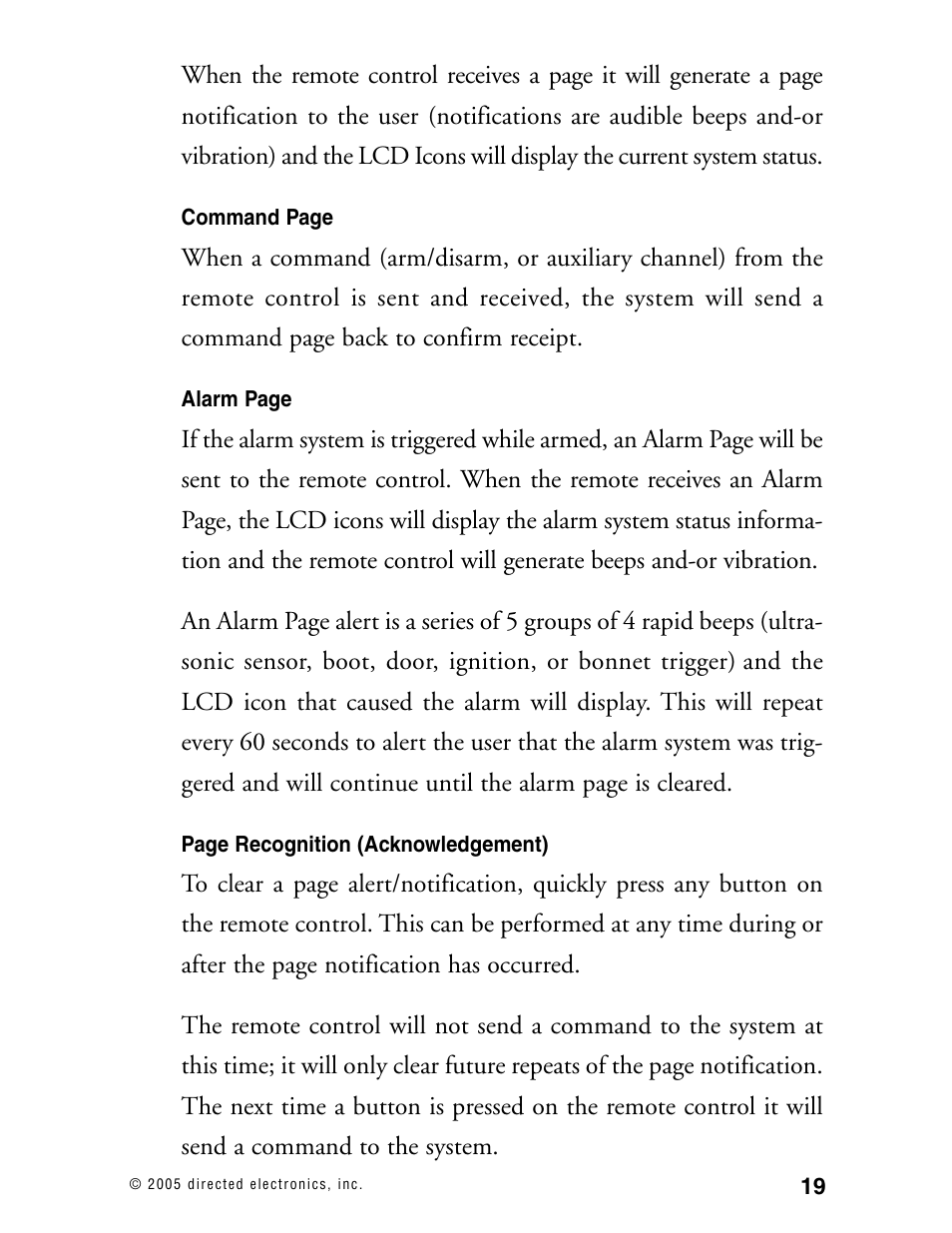 Viper Model 480XV User Manual | Page 18 / 49