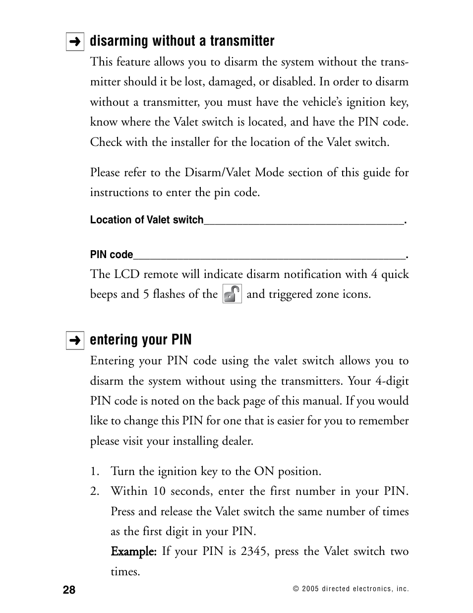 Viper Model 480XV User Manual | Page 27 / 49