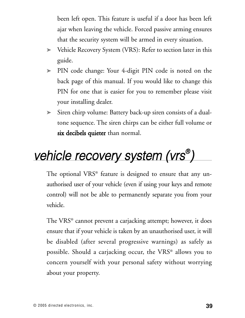 Viper Model 480XV User Manual | Page 38 / 49