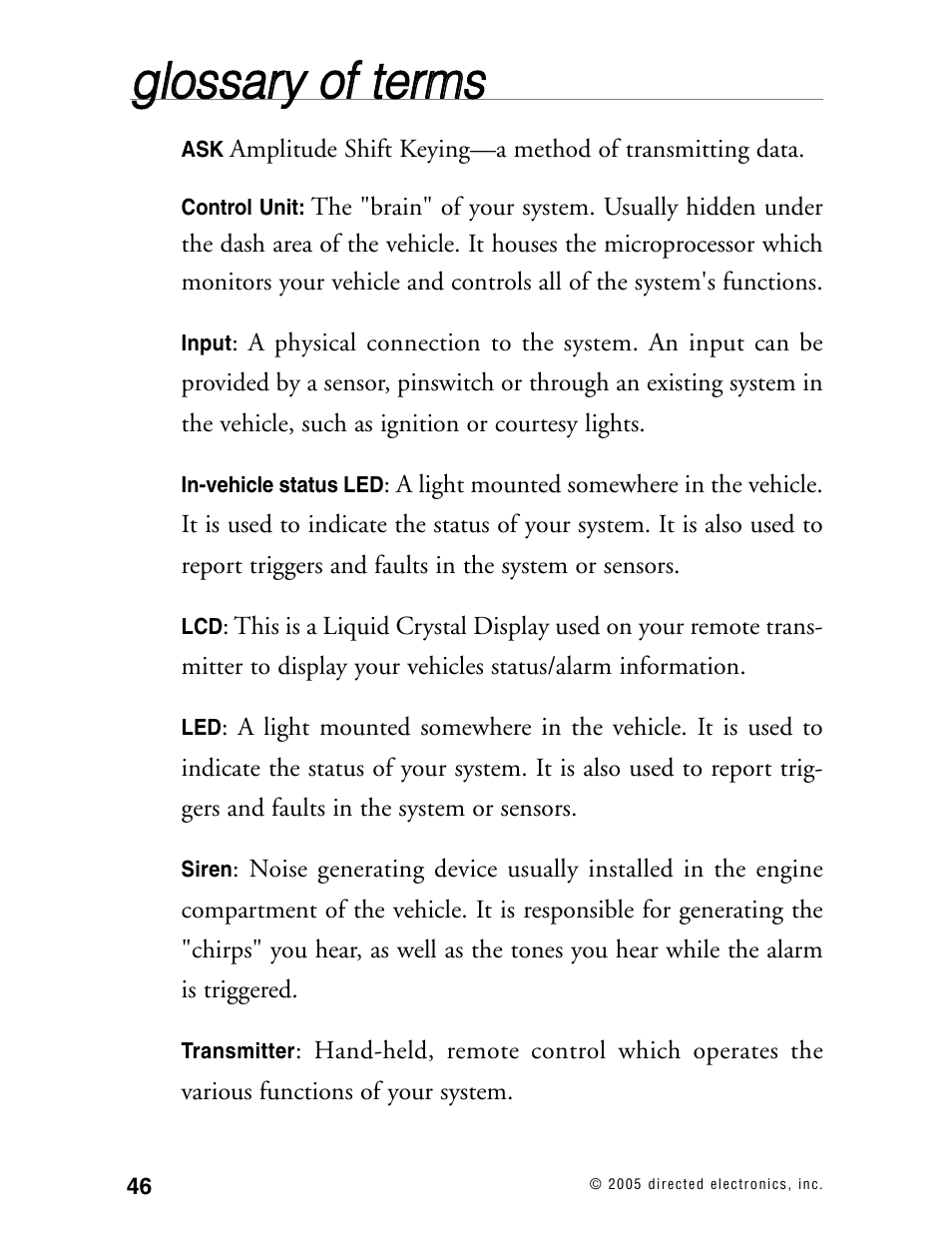 Viper Model 480XV User Manual | Page 45 / 49