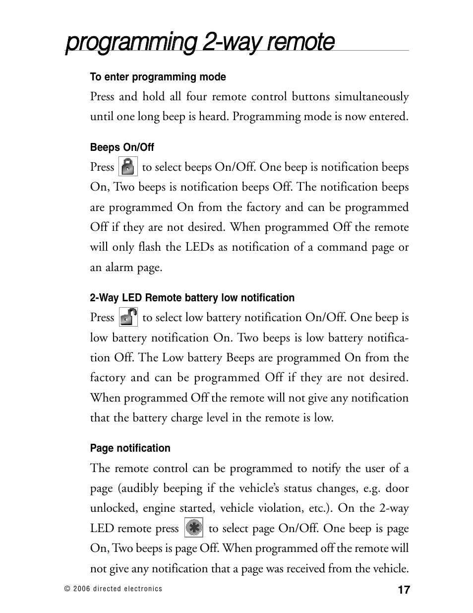 Viper Model 3002 User Manual | Page 16 / 53