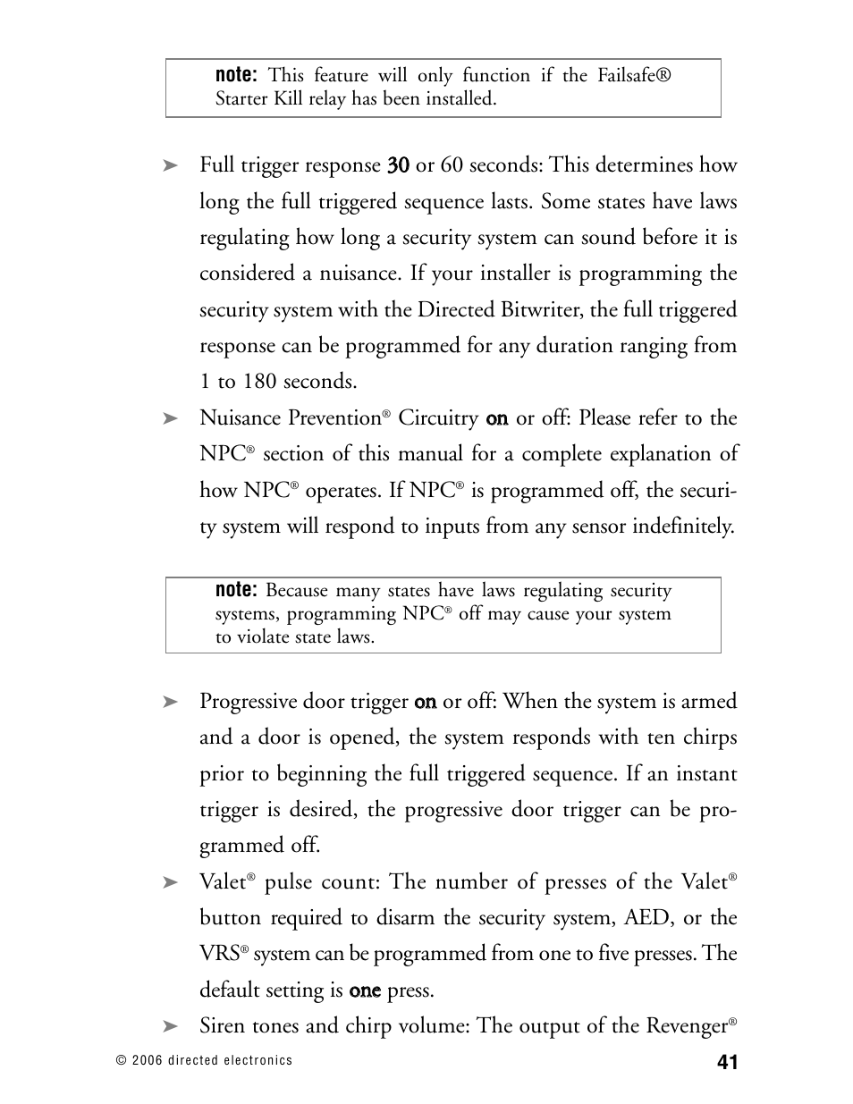 Viper Model 3002 User Manual | Page 40 / 53